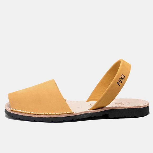Women's Mustard Avarca pons shoes - Picture 1 of 3